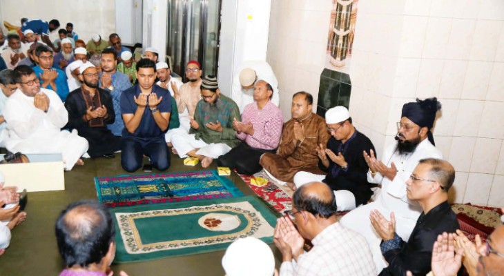 জিয়াউর রহমানের শাহাদাতবার্ষিকী উপলক্ষে  দোয়া ও মিলাদ মাহফিল অনুষ্ঠিত